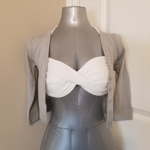 Crop button up cardigan - Picture 1 of 4